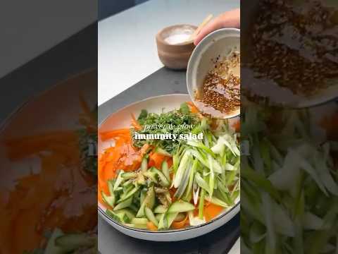 GLOW-UP IMMUNITY CARROT SALAD 🥕🔥