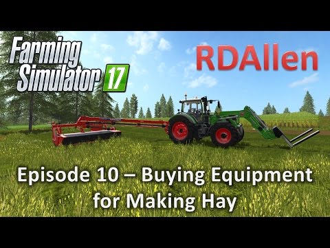 Farming Simulator 17 Gold Crest Valley E10 - Buying Equipment to Start on Cows and Pigs