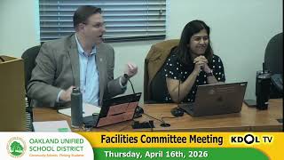 OUSD 2026-04-16 Facilities Committee Meeting - Oakland Unified School District