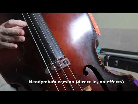 Magnetic Upright Bass Pickup - Designed by a Bassist - Reclaimed Chestnut image 12
