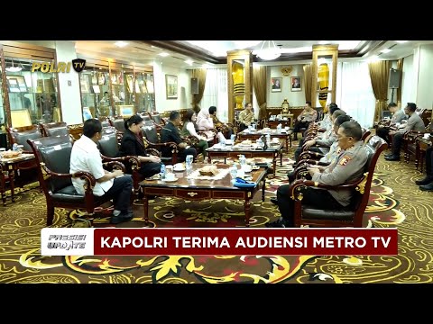PRESISI UPDATE: KAPOLRI TERIMA AUDIENSI METRO TV BANGUN SINERGISITAS DENGAN MEDIA 15/07/2025 (13.00)