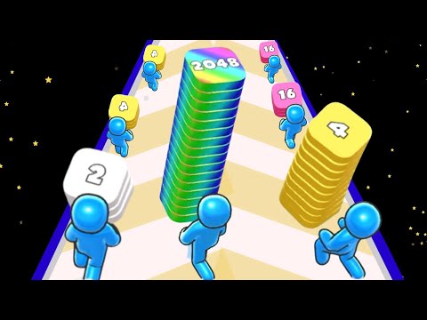 Idle 2048 land gameplay All max level #idle2048land