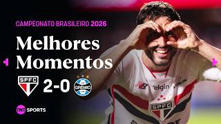 CALLERI MARCA EM CONTRA-ATAQUE PERFEITO, LUCAS CRAVA E LUCIANO ERRA PÊNALTI | SÃO PAULO 2X0 GRÊMIO