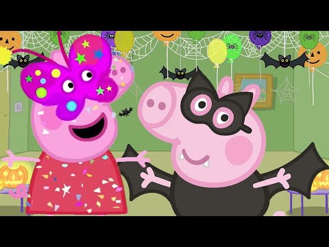 Peppa Pig Official Channel | Peppa Pig Makes Masks for Halloween Party