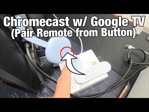 How to Pair Remote from Button on Chromecast w/ Google TV