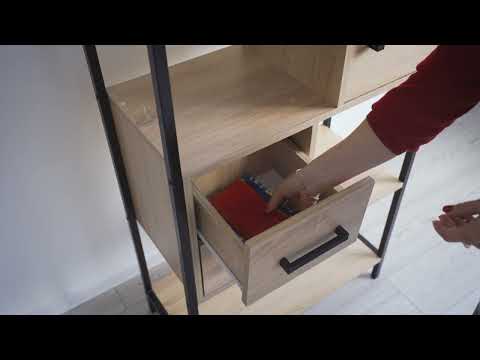 Миниатюра изображения товара Стеллаж Mio Tesoro Cool Joy Loft (дуб сонома/черный)