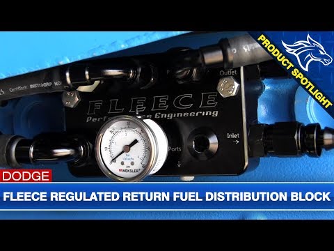 Regulated Return Fuel Distribution Block by Fleece Performance Overview