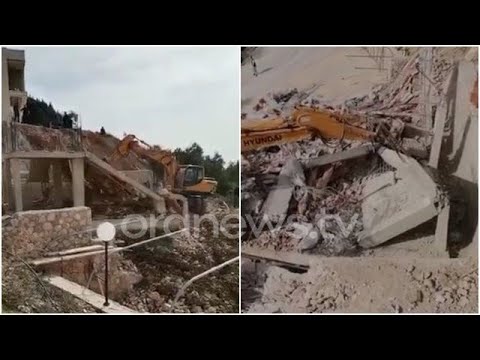 Investitori ende në kërkim, IKMT shemb tri objektet pa leje në Himarë