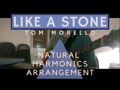 LIKE A STONE Guitar Solo Arr. with NATURAL HARMONICS