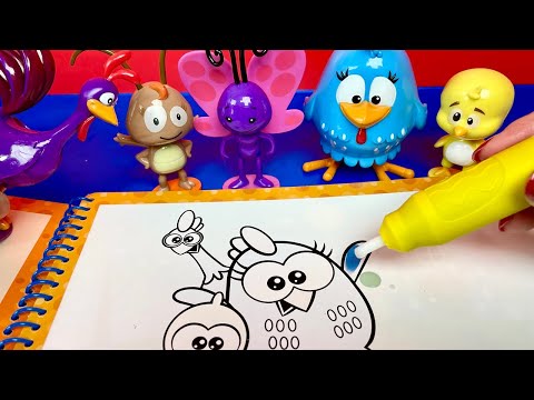 Livro De Atividades Coloridas Da Turma Da Galinha Pintadinha