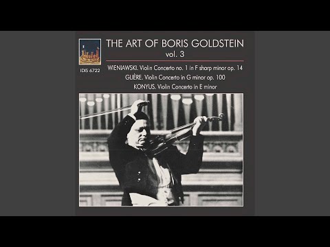 Violin Concerto in G Minor, Op. 100 (completed by B. Lyatoshynsky)