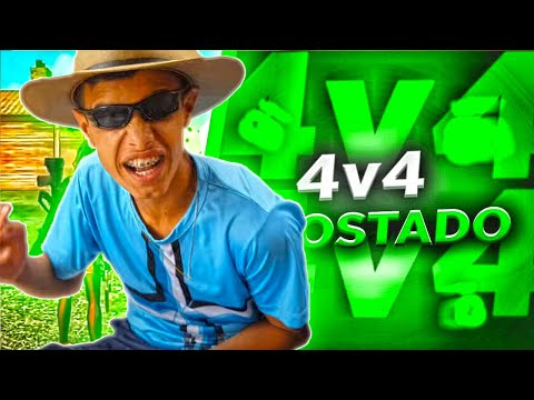 4 v 4 APOSTADO NO FREE FIRE * Line do Gigante contra line ProPlayer *
