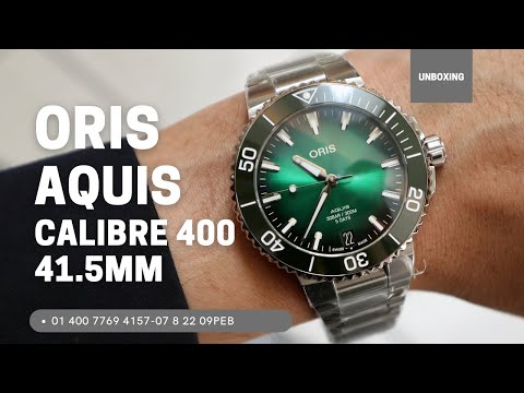 Oris Aquis Date Calibre 400 41.5 mm, green dial