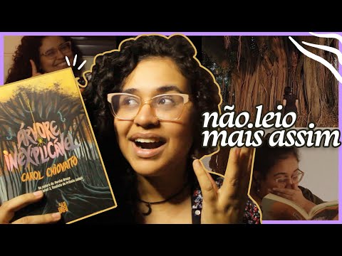 LENDO OS PRIMEIROS CAPTULOS DE RVORE INEXPLICVEL, DE CAROL CHIOVATTO | Vlog 49 ??