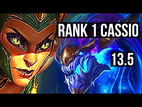 CASSIO vs AURELION SOL (MID) | Rank 1 Cassio, 10/3/12, Godlike, Rank 14 | KR Challenger | 13.5