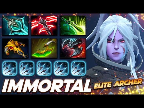 Drow Ranger Immortal Elite Archer - Dota 2 Pro Gameplay [Watch & Learn]