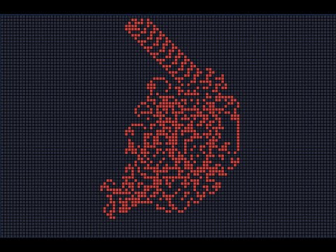 Langton's ant with Python and Pygame