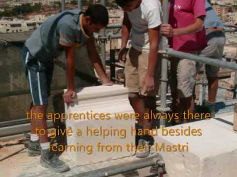 Zejtun Oratorju bell cot restoration