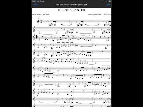 Gaetano agro 'The pink panther clarinetto e pianoforte