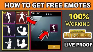 HOW TO UNLOCK FREE ALL EMOTES IN PUBG MOBILE NEW TRICK ! YOU MISS IT ? 2020 💯 NEW TRICK
