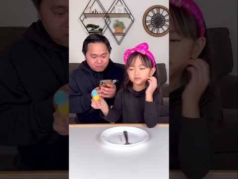 Cute kid pranks sneaky dad👨🏽&zwj;🦱🍒☺️🤫🤨🥄😡🤣#shorts