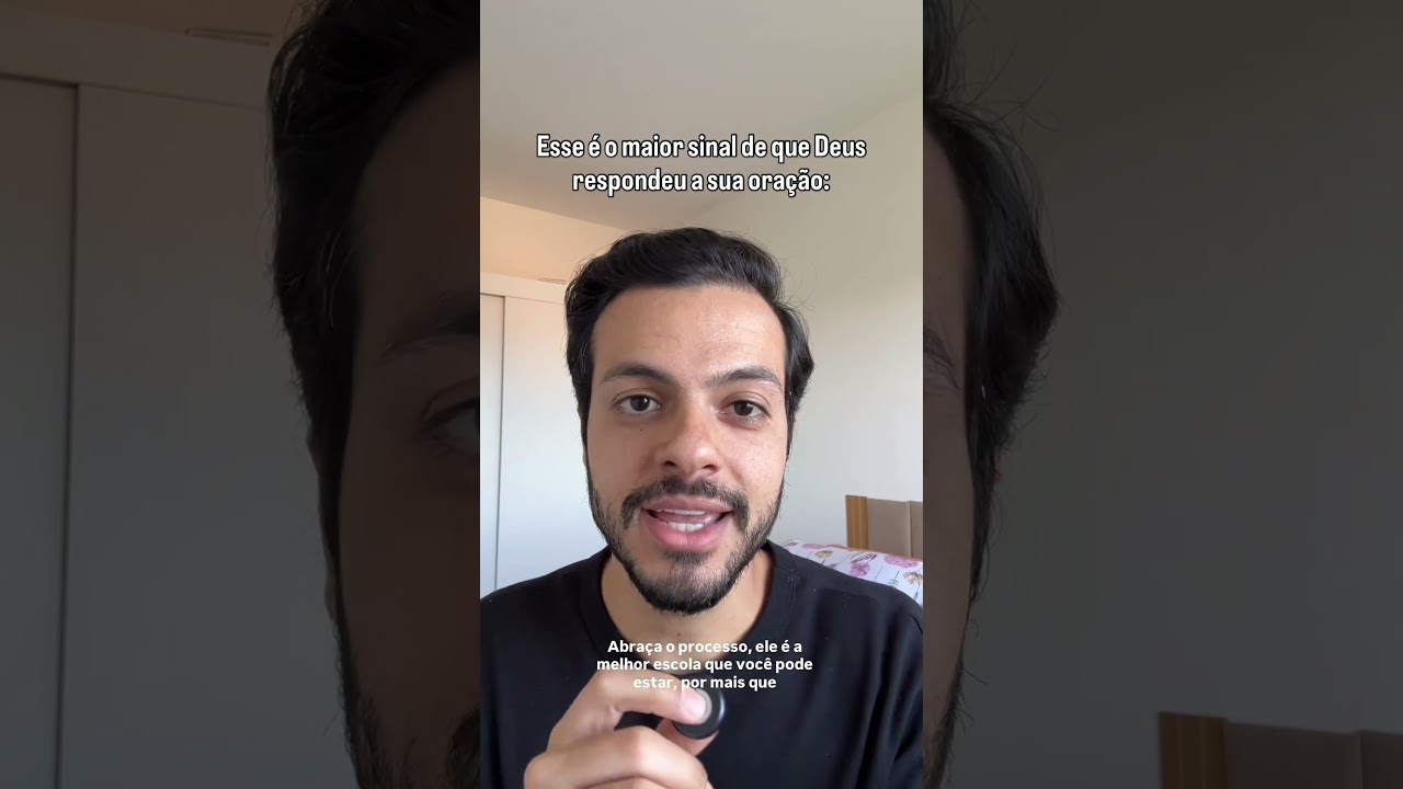 O sinal de que Deus respondeu a sua oração