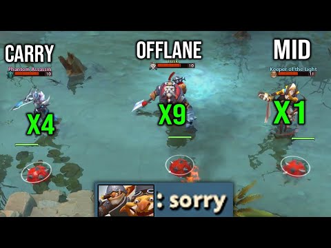 WTF Hard Support Techies bully all core enemy in the map? 6K MMR EU Ranked!!