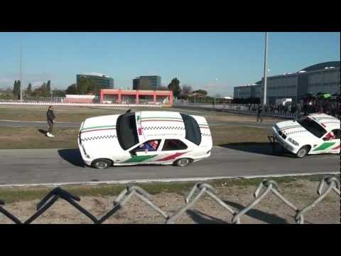 Crazy Car Stunts Driving on Two Wheels (2) - Video