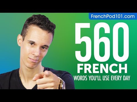 560 French Words You'll Use Every Day - Basic Vocabulary #96