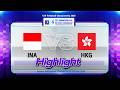 Highlights INA HKG PoolA 23rd Princess Cup Southeast Asian Girls U18 Volleyball Championship