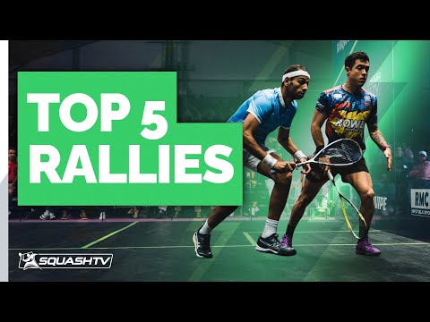 Paris Squash 2023 - Top 5 Rallies! 🔥