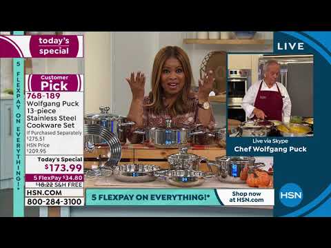 HSN | Chef Wolfgang Puck Holiday Prep 10.08.2021 - 04 PM