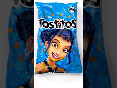 Tostitos x K-pop Demon Hunters – Zoey Edition #drawing #art