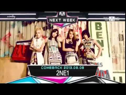 130801 2NE1 comeback next week