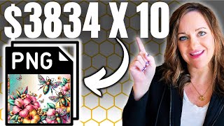 $3834 From ONE PNG. How to 10X it With AI in Minutes! (Full Tutorial)