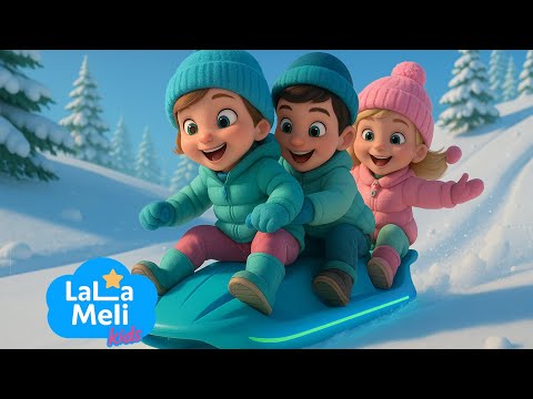 Saniuta fuge - Cântece de iarnă pentru copii🎄Cântece pentru copii🎄LaLaMeli Kids