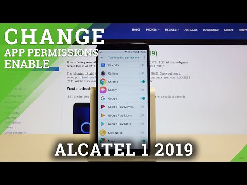 How to Manage App Permissions in Alcatel 1 2019 – Allow/Deny Access