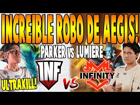 INFAMOUS vs INFINITY [BO2] - Increible Robo de Aegis! "Parker vs Lumiere" - BTS PRO SERIES 11 DOTA 2