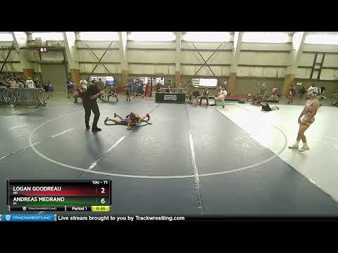 71 Lbs Cons. Round 2 - Logan Goodreau, WI Vs Andreas Medrano, ID C23f