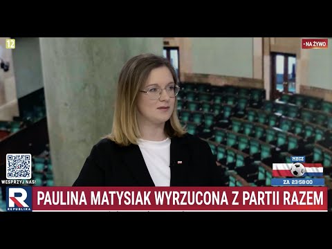 Matysiak: żal, złość i zawód… Tak kończy się mój czas w partii Razem | Gość Dzisiaj