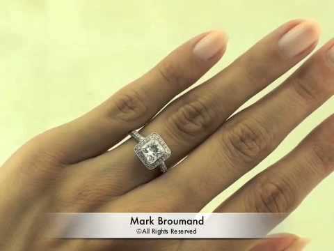 2.05ct Princess Cut Diamond Engagement Anniversary Ring - Mark Broumand