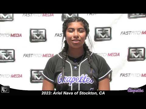 2023 Ariel Nava Pitcher and Outfield Softball Skills Video - Grapettes Gann