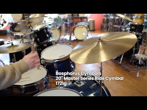 Used Bosphorus Cymbals 20" Master Series Ride Cymbal 1721g
