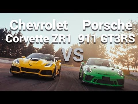 Chevrolet Corvette ZR1 VS Porsche 911 GT3RS - Frente a frente| Autocosmos