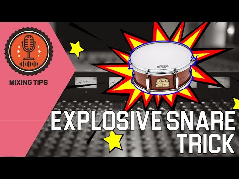Mixing Snare Drum - Explosive Snare Trick | Mixing Tips