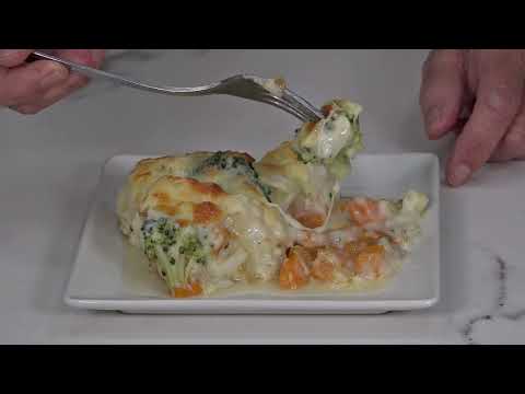 COLIFLOR Y BRÓCOLI AL HORNO CON BECHAMEL, TODOS ME PIDEN LA RECETA. La hago cada semana - VERDURAS