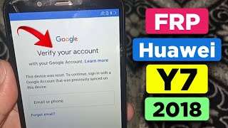 Huawei Y7 FRP Bypass || Huawei Y7 2018 FRP || FRP Y7 Prime