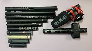 A Very Long Mic Shootout (Shotgun mics and SDC mics)