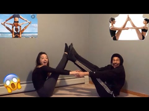 EXTREME COUPLES YOGA CHALLENGE! *HILARIOUS*
