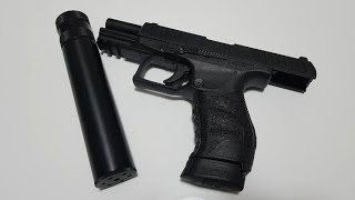Mit Schalldämpfer schießen - Schusstest Walther PPQ 9mm SSW